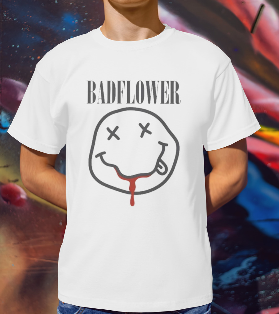 Badflower Smile Dripping Face T-Shirt