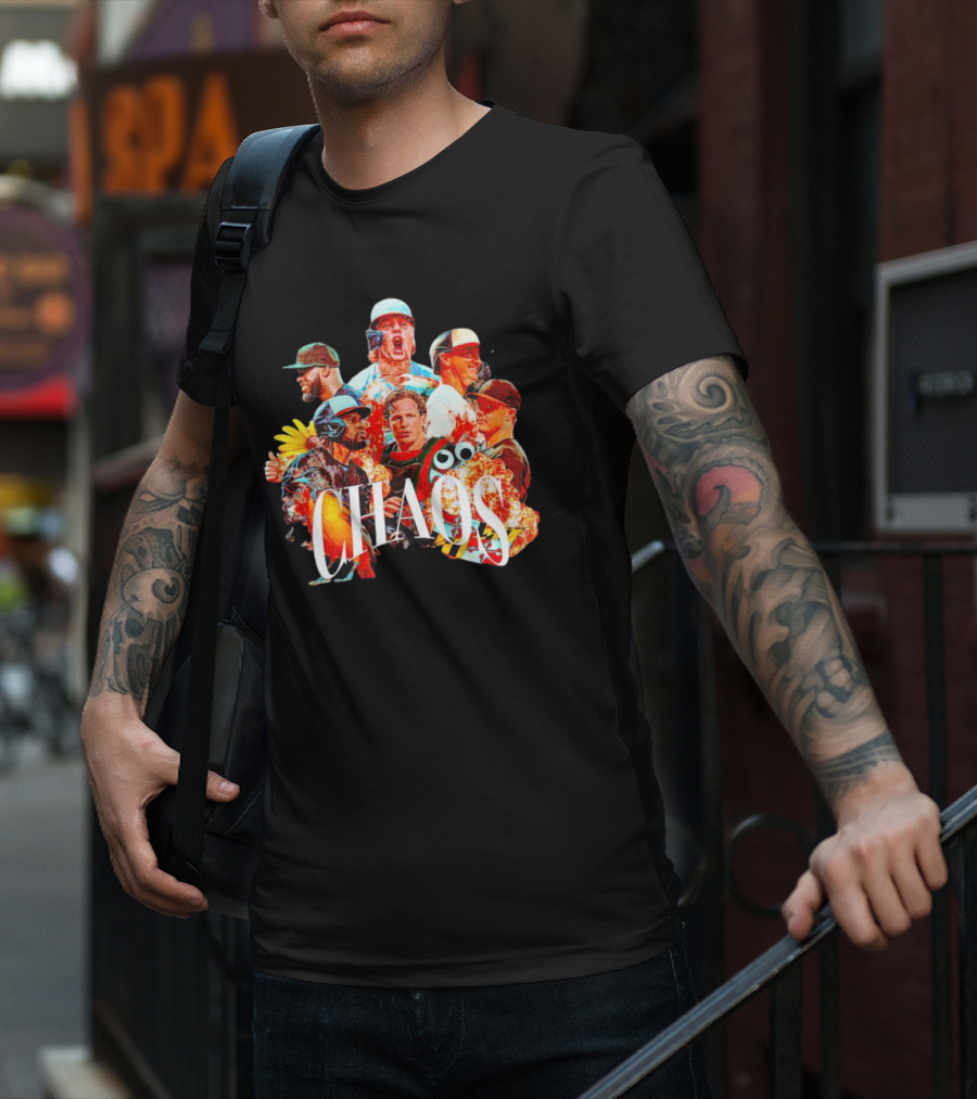 CHAOS Baltimore Orioles Baseball Players Action Collage T-Shirt