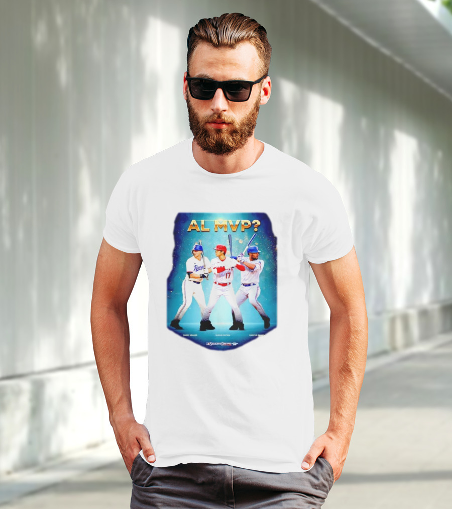 AL MVP Corey Seager Shohei Ohtani Marcus Semien Season Dreams T-Shirt