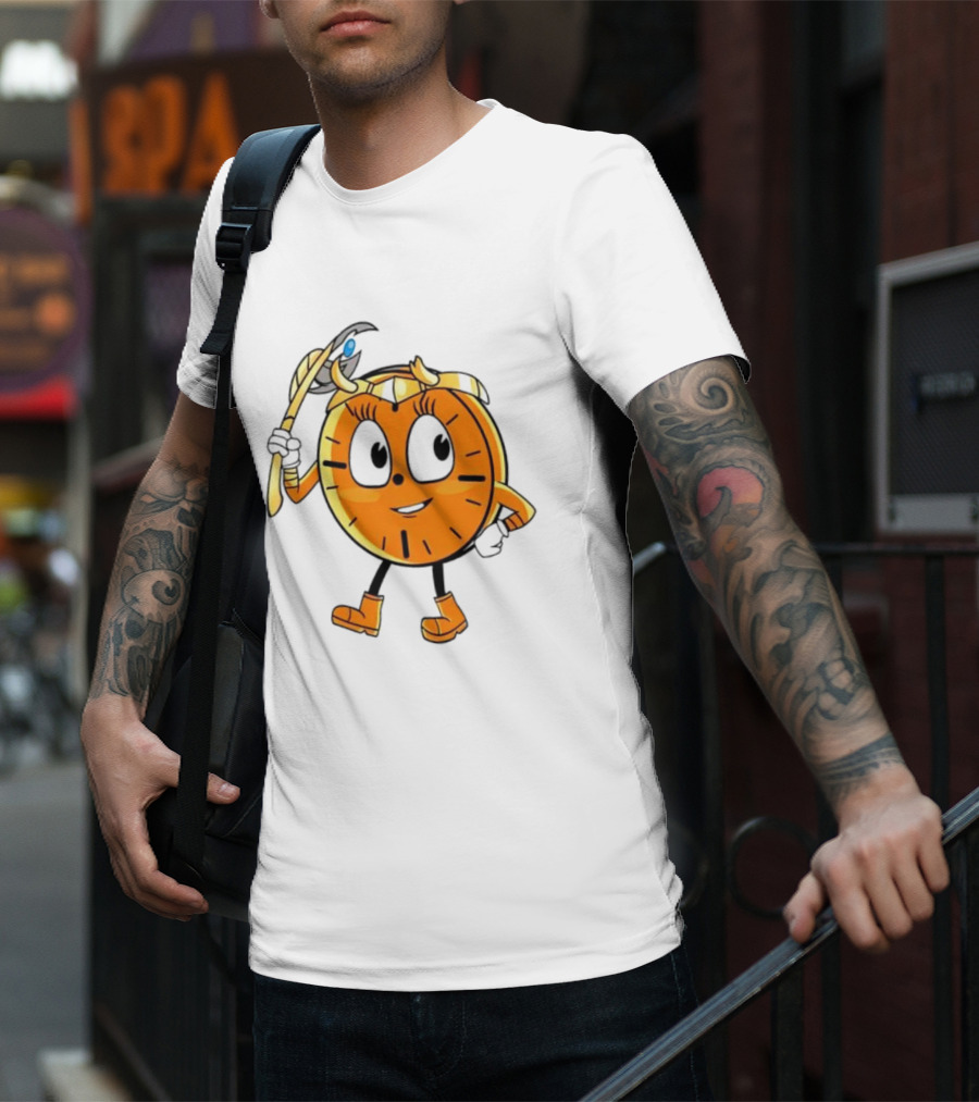 Time For Glorious Purpose Clock Character With Scepter T-Shirt
