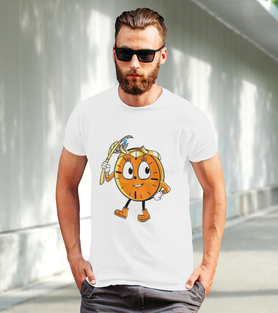 Time For Glorious Purpose Clock Character With Scepter T-Shirt