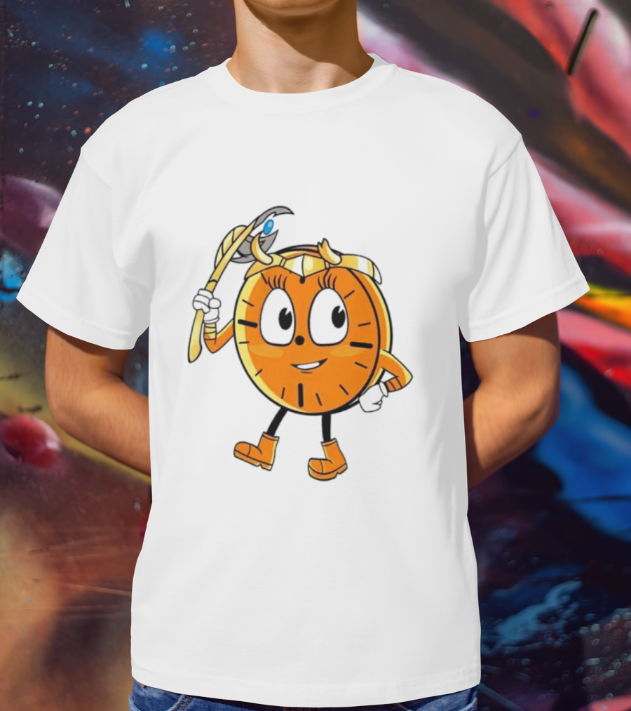 Time For Glorious Purpose Clock Character With Scepter T-Shirt