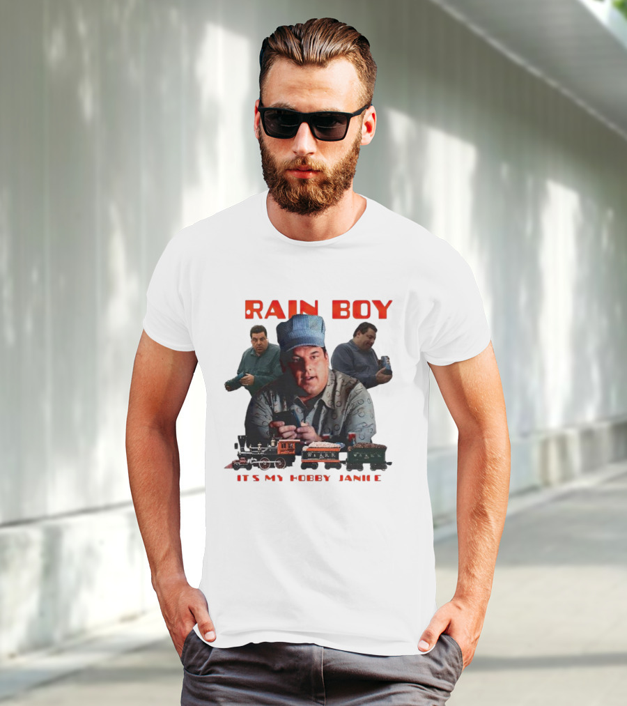 Tony Soprano Train Boy It's My Hobby Janice T-Shirt
