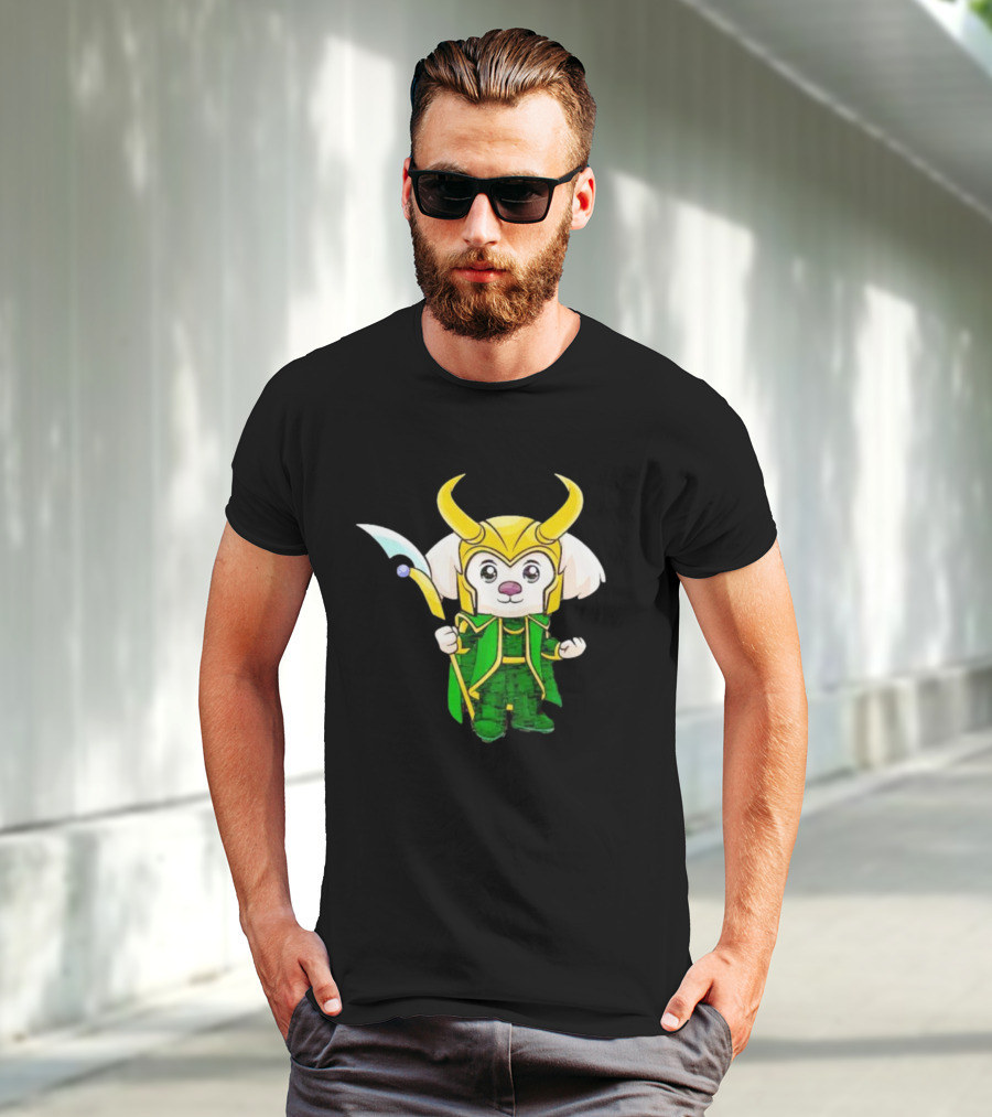 Trickster God Doug Loki Dog Version T-Shirt