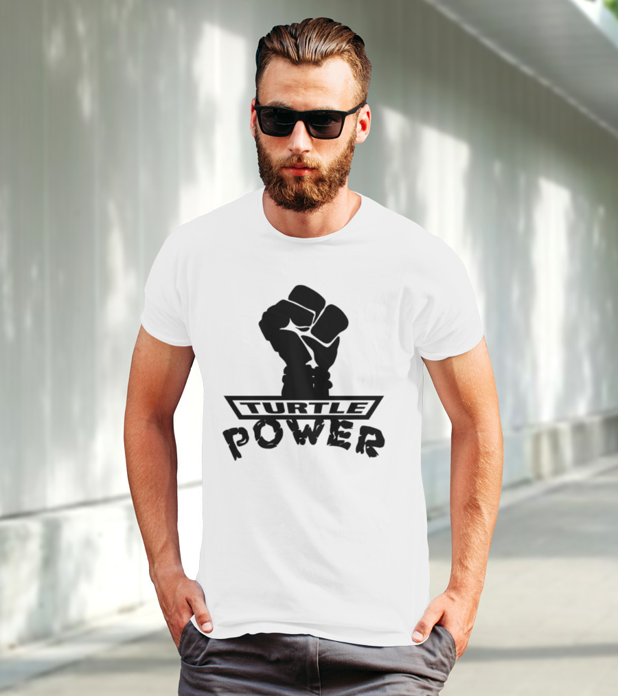 Turtle Power Fist Revolution Bold Iconic T-Shirt