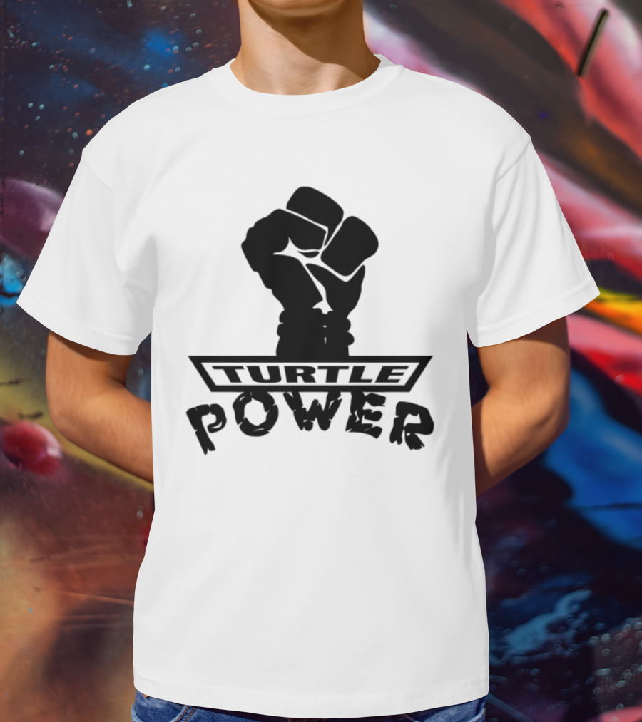 Turtle Power Fist Revolution Bold Iconic T-Shirt