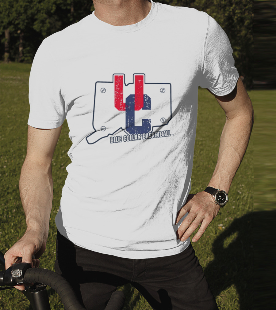UC Blue Collar Basketball Connecticut T-Shirt