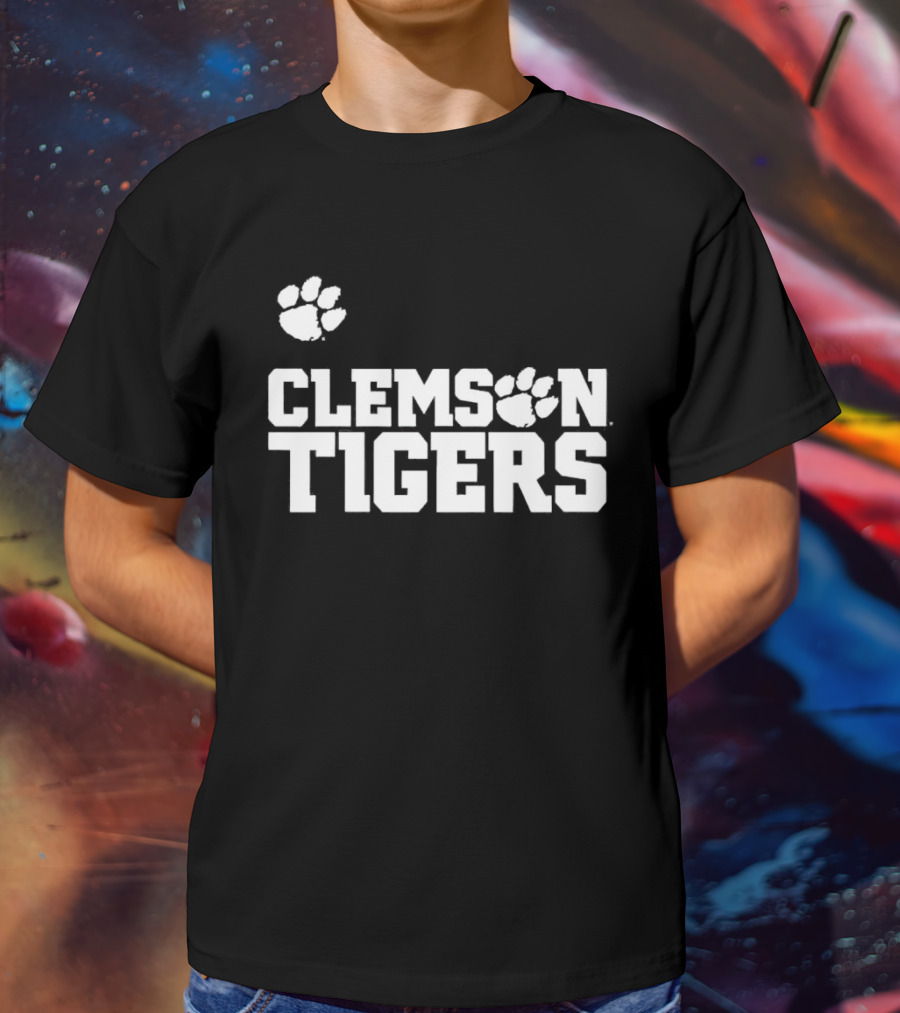 Clemson Tigers Logo Paw T-Shirt