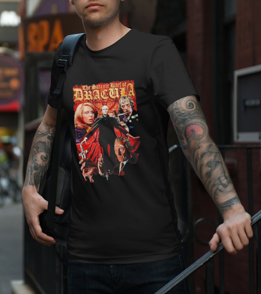 The Satanic Rites Of Dracula Vintage Movie T-Shirt