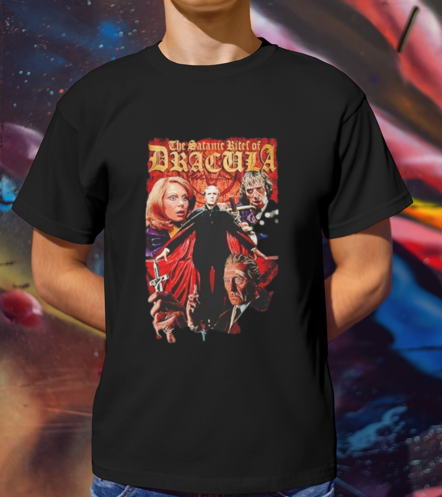The Satanic Rites Of Dracula Vintage Movie T-Shirt