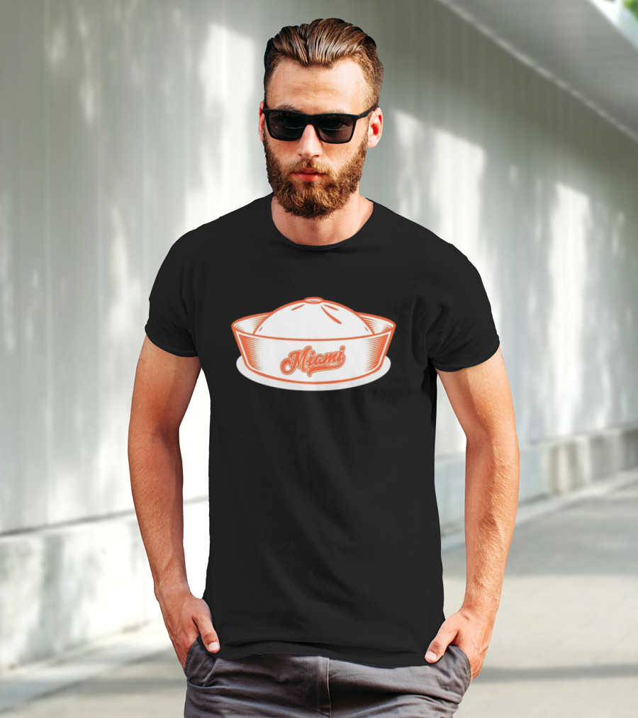 Miami Sailor Hat T-Shirt