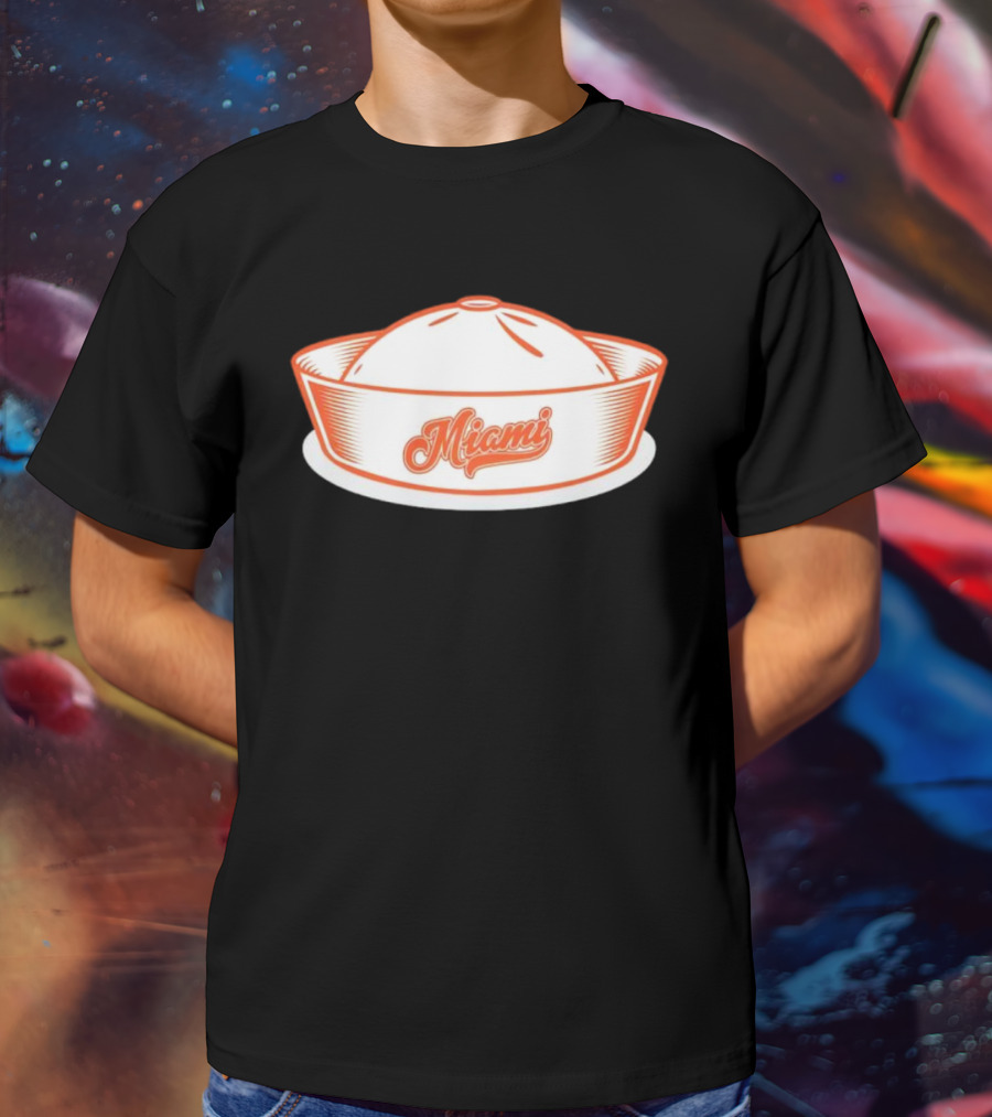 Miami Sailor Hat T-Shirt