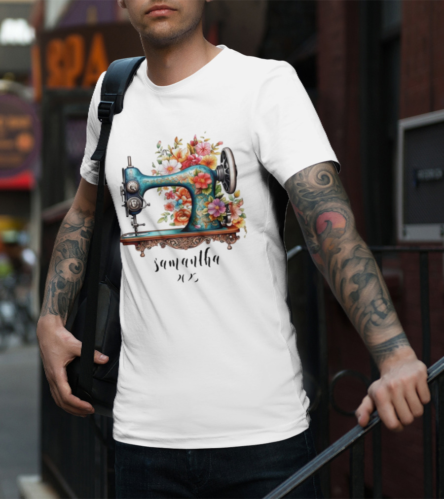 Sewing Machine Samantha Floral T-Shirt