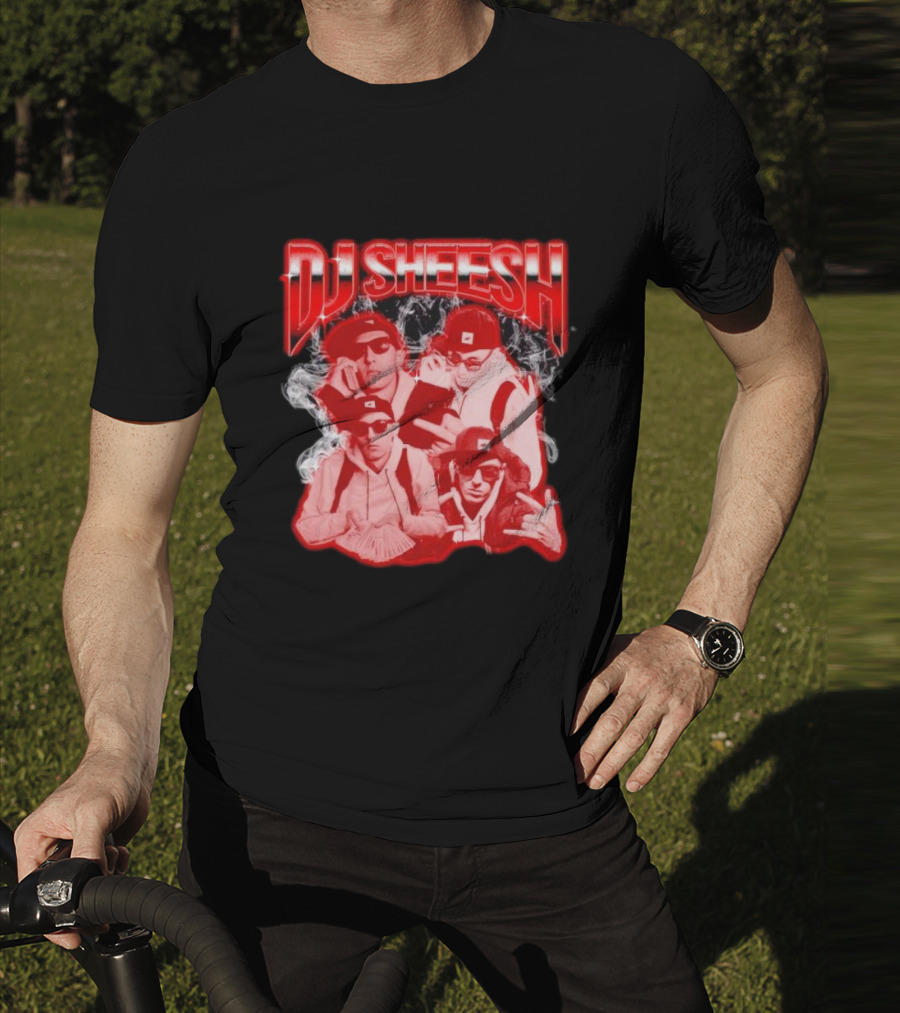 DJ Sheesh Smoking Cool Vibes With Cyclops Crew T-Shirt