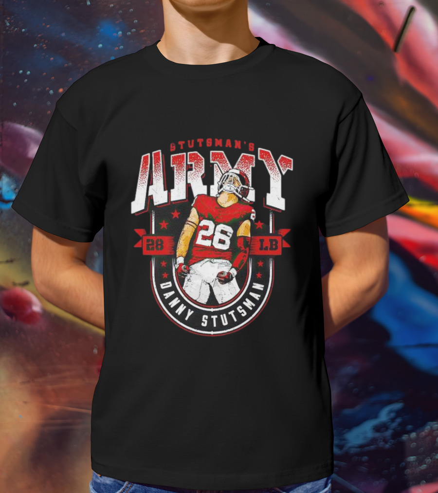 Danny Stutsman Stutsman’s Army 28 LB Football Hero T-Shirt