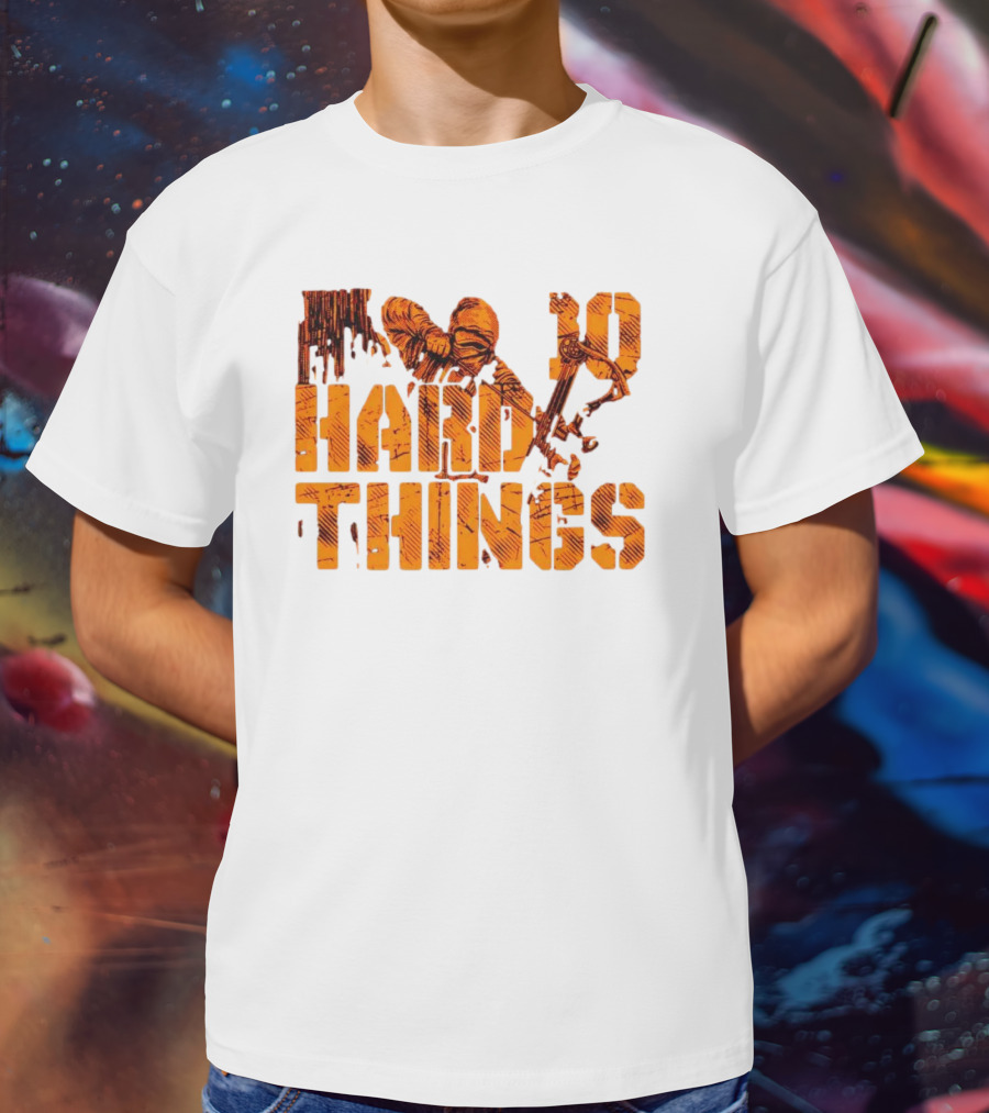 Do Hard Things Archery Bow And Arrow Drawing T-Shirt