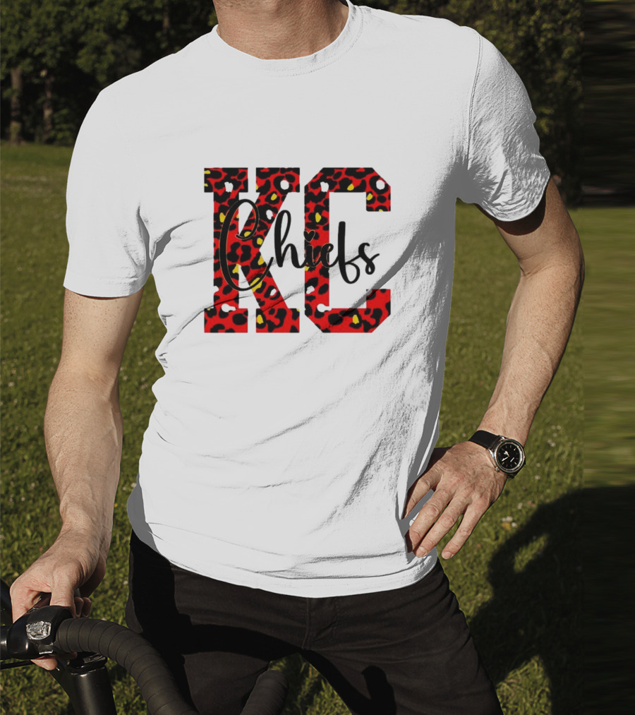 KC Chiefs Leopard Print T-Shirt