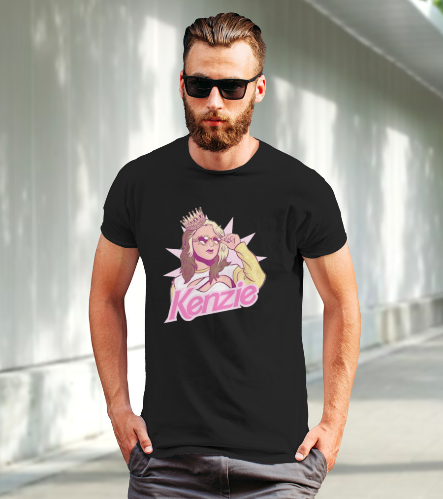 Kenzie Paige Pink Queen Icon With Crown And Sunglasses T-Shirt