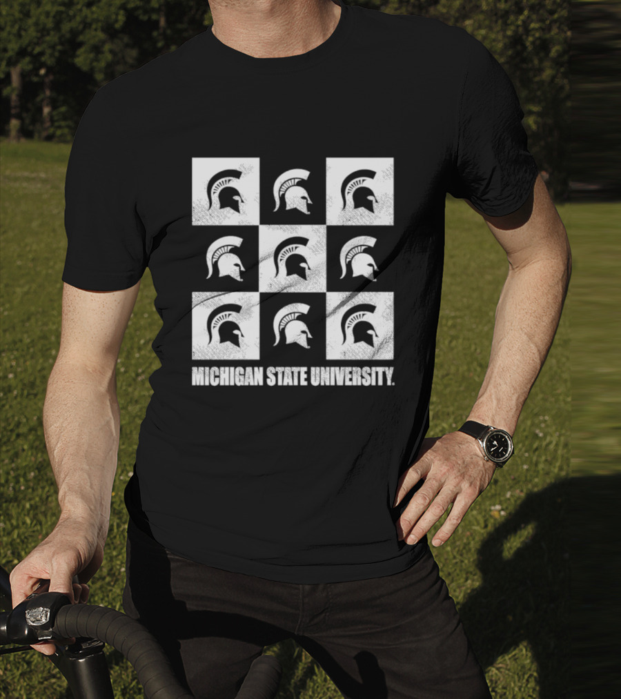 Michigan State University Spartan Checkerbox T-Shirt