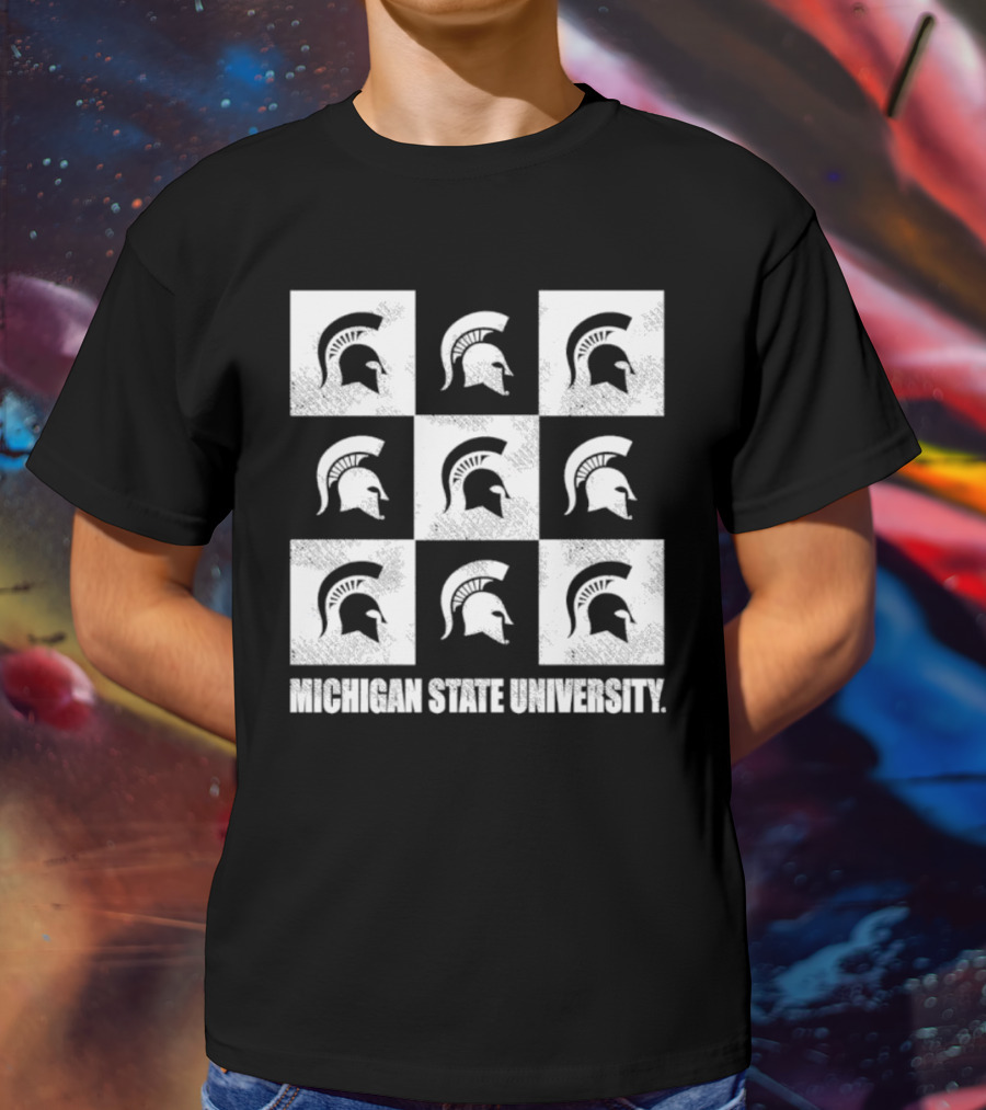 Michigan State University Spartan Checkerbox T-Shirt