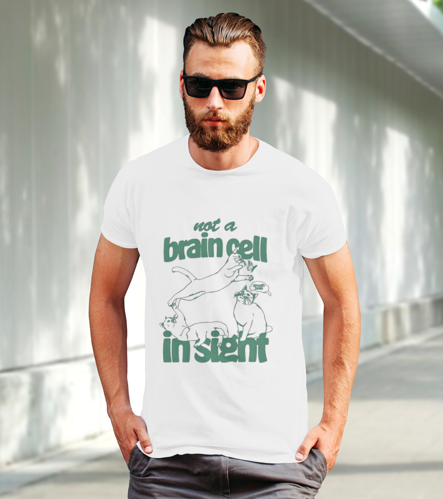 Not A Brain Cell In Sight Snoot Boopers Cats T-Shirt