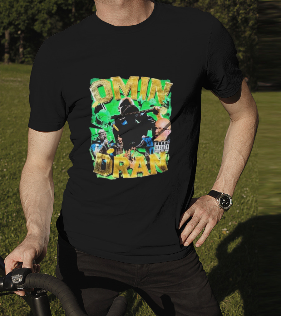 OMIN DRAN Arcade Vintage Parental Advisory T-Shirt
