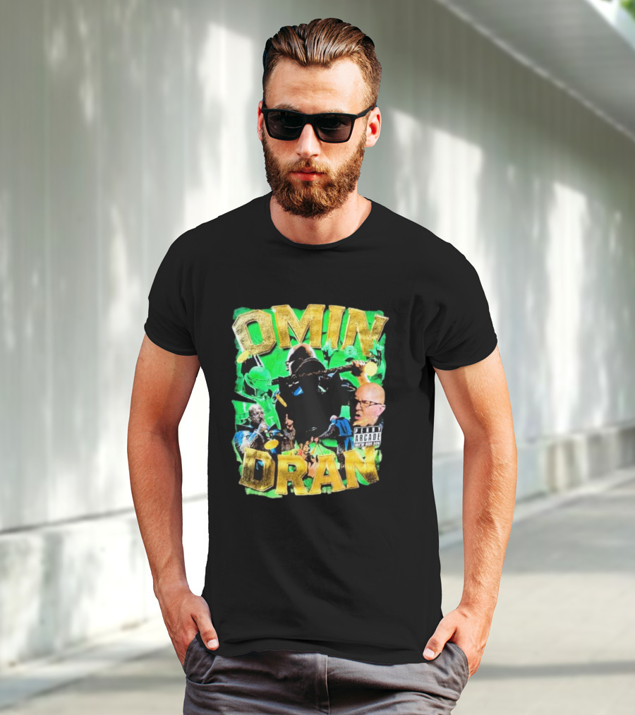 OMIN DRAN Arcade Vintage Parental Advisory T-Shirt