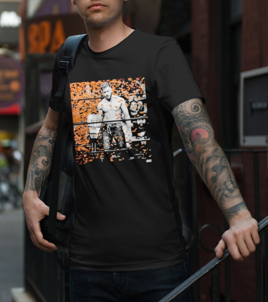 Orange Cassidy AEW Champion Confetti T-Shirt