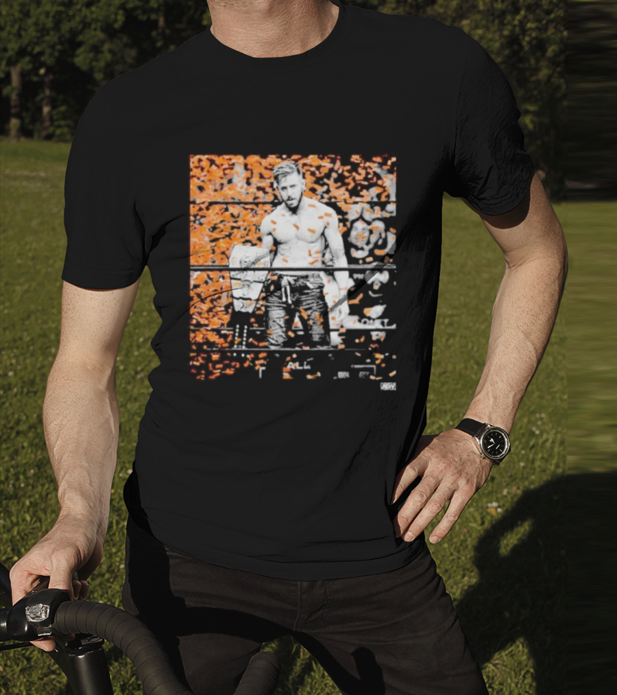 Orange Cassidy AEW Champion Confetti T-Shirt