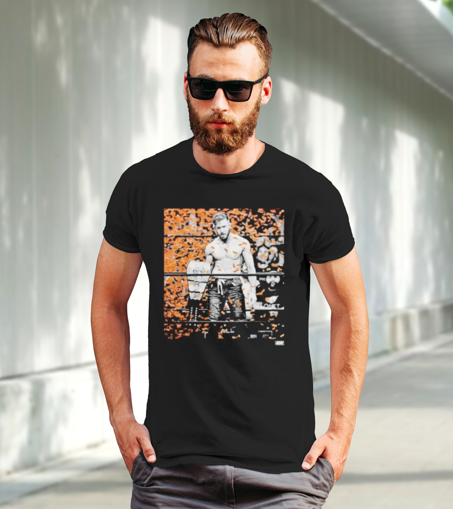 Orange Cassidy AEW Champion Confetti T-Shirt