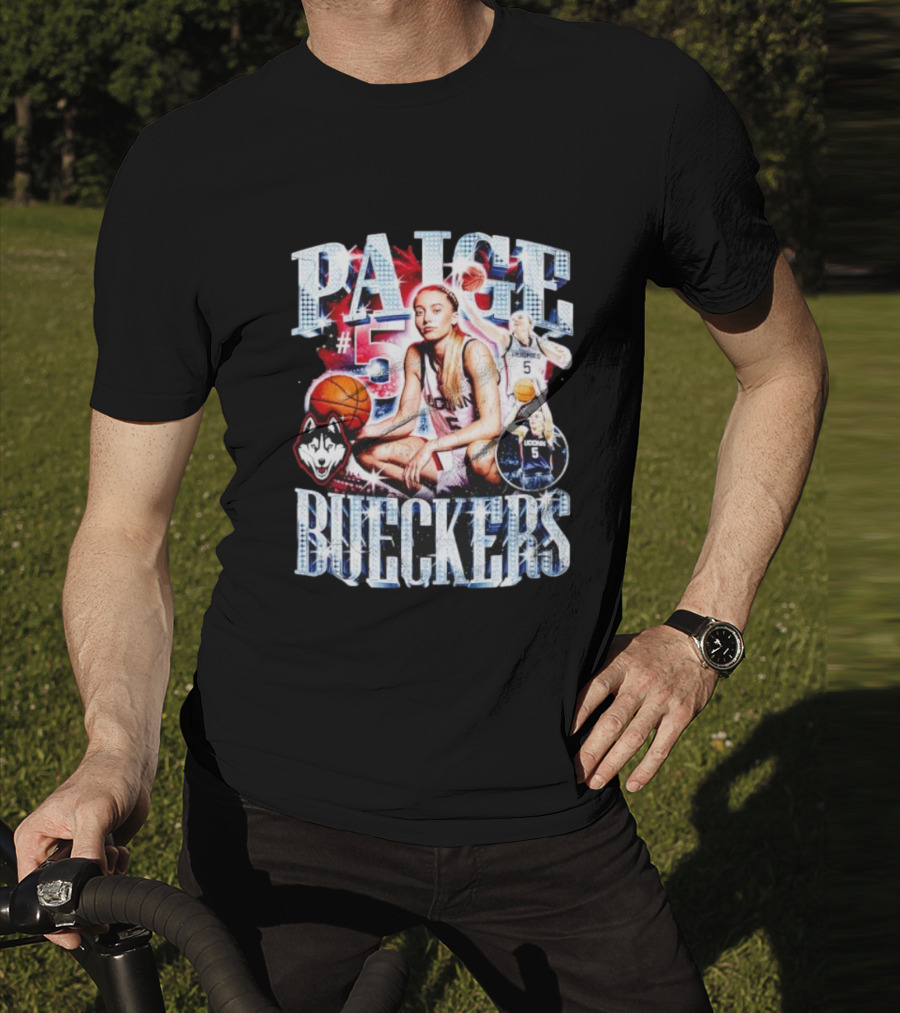 PAIGE #5 BUECKERS UCONN HUSKIES BASKETBALL VINTAGE T-Shirt