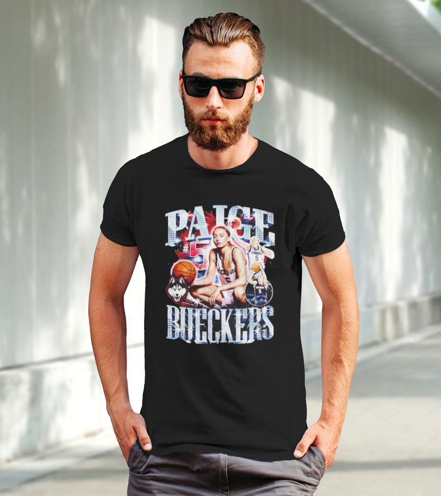 PAIGE #5 BUECKERS UCONN HUSKIES BASKETBALL VINTAGE T-Shirt