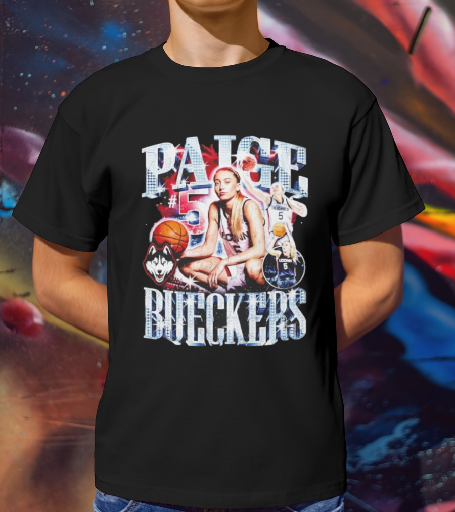 PAIGE #5 BUECKERS UCONN HUSKIES BASKETBALL VINTAGE T-Shirt