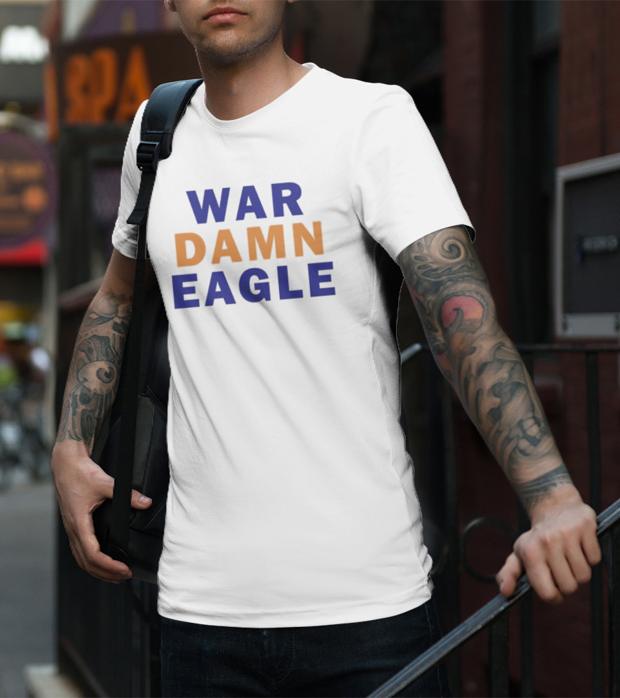 Auburn Tigers War Damn Eagle T-Shirt