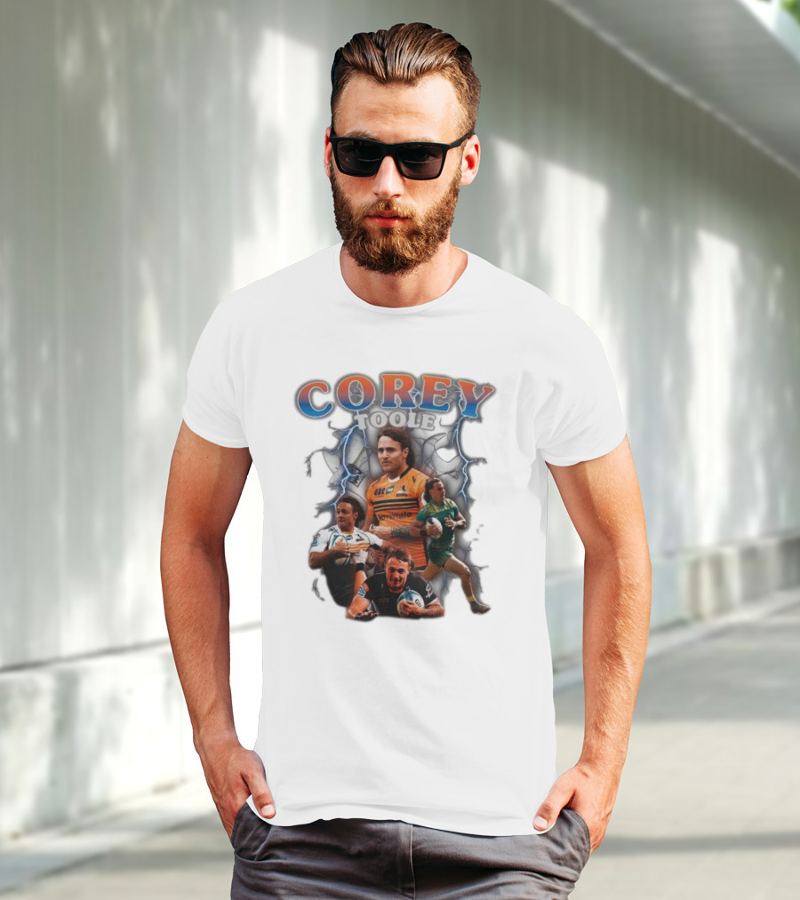Corey Toole Rugby Lightning Vintage T-Shirt