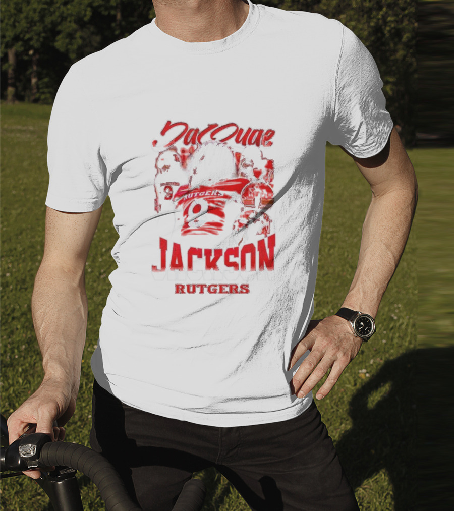 JaQuae Jackson Rutgers Vintage Football Number 9 T-Shirt