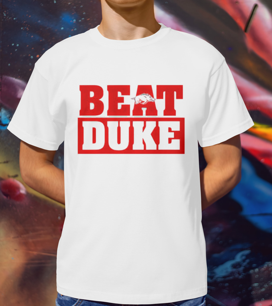 Arkansas Razorbacks Beat Duke Red T-Shirt