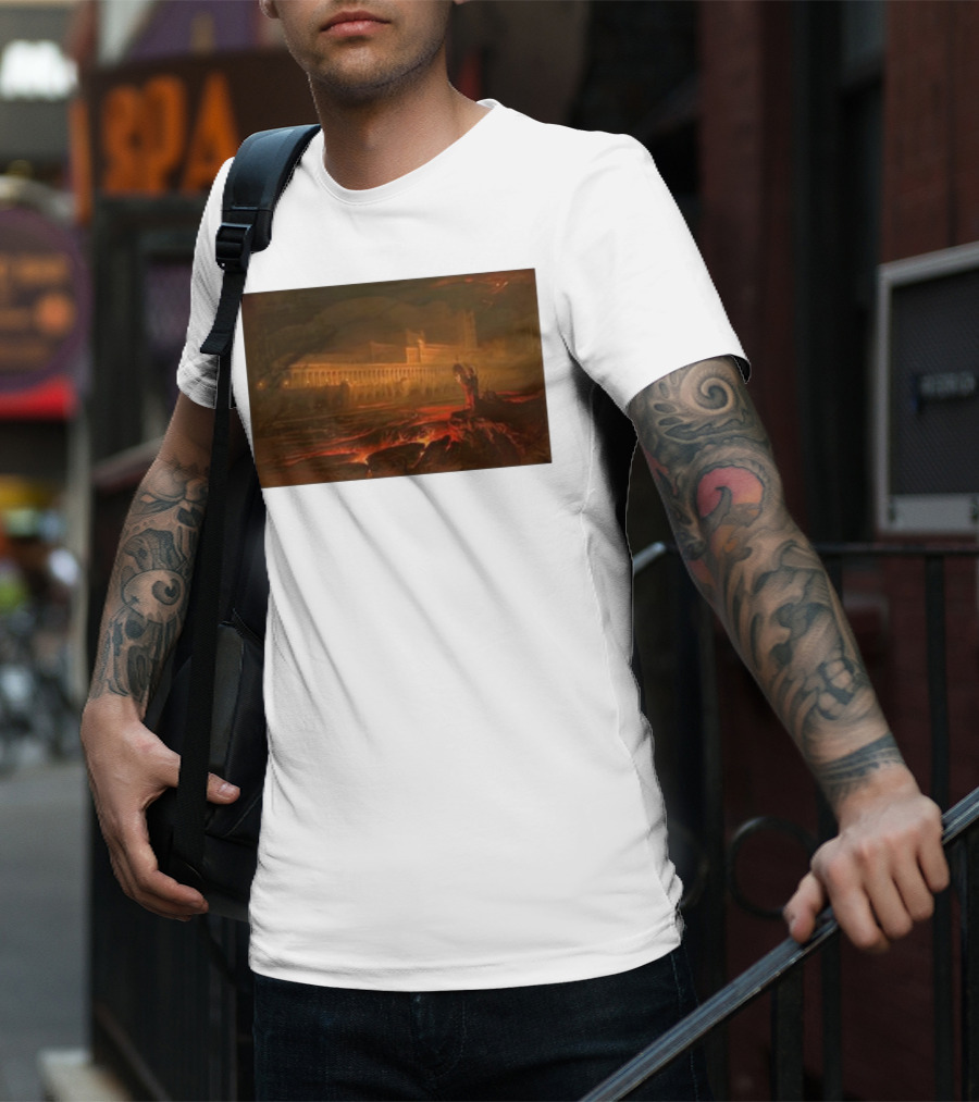Birmingham John Martin Pandemonium Painting T-Shirt