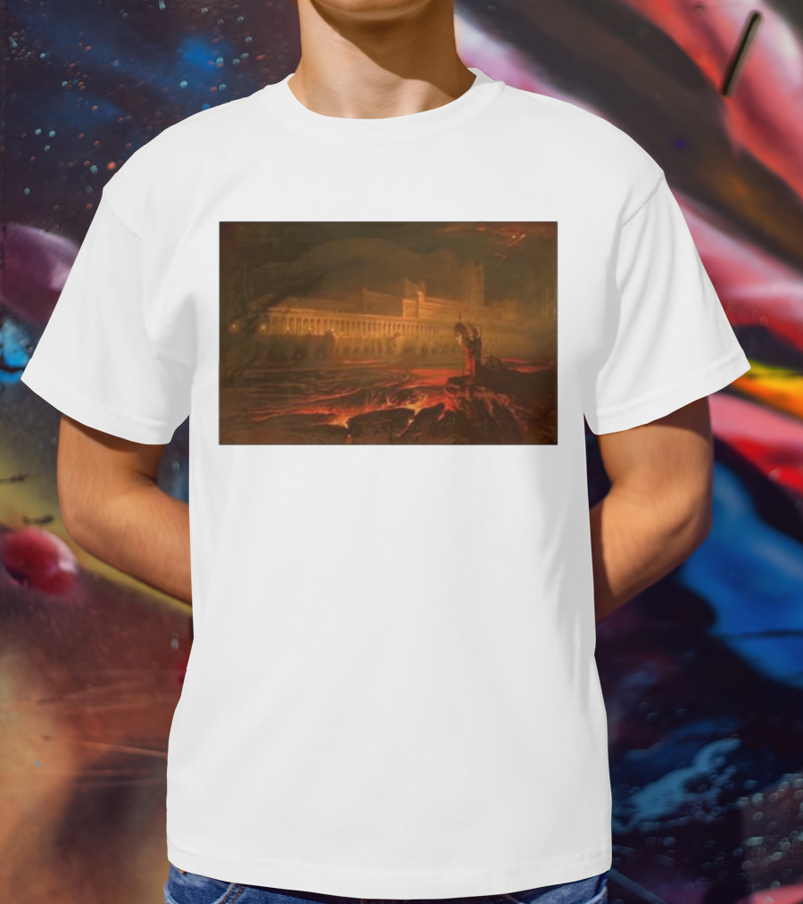Birmingham John Martin Pandemonium Painting T-Shirt