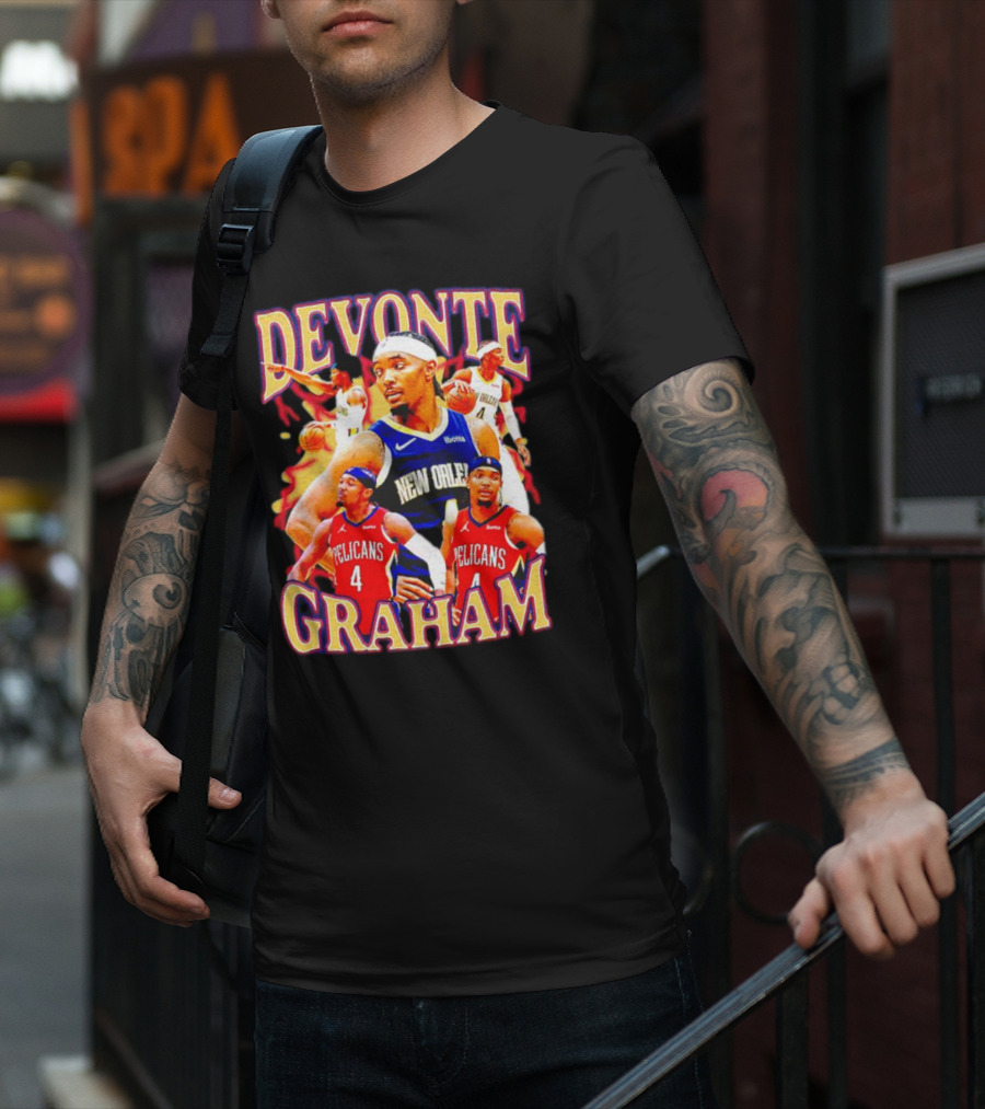 Devonte Graham New Orleans Pelicans Basketball T-Shirt