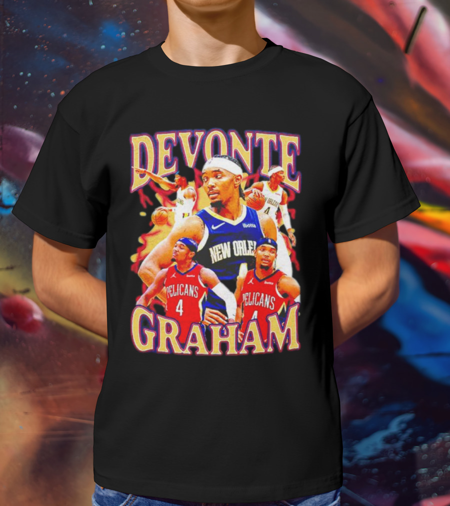 Devonte Graham New Orleans Pelicans Basketball T-Shirt