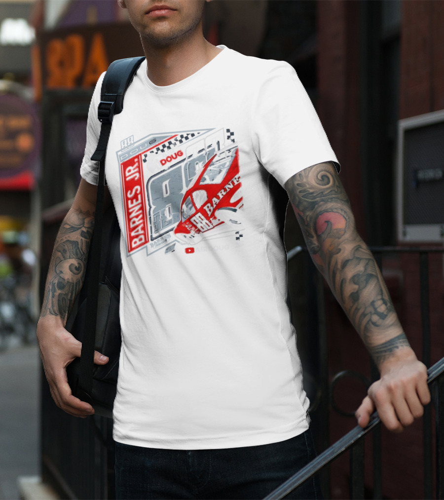 Barnes Jr 88 Doug AirDoug Racing Car T-Shirt