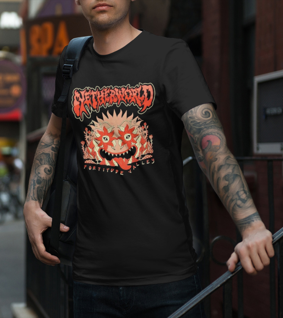 Netherworld Fortitude Valley Arcade Ghastly Floral T-Shirt
