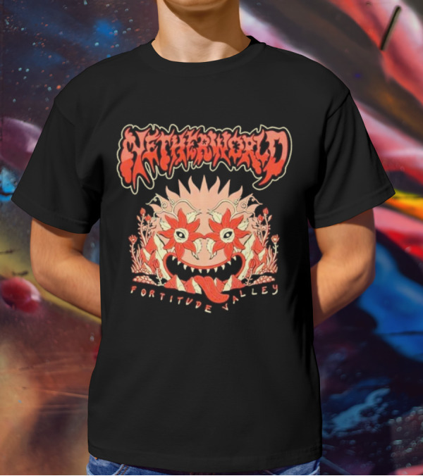 Netherworld Fortitude Valley Arcade Ghastly Floral T-Shirt