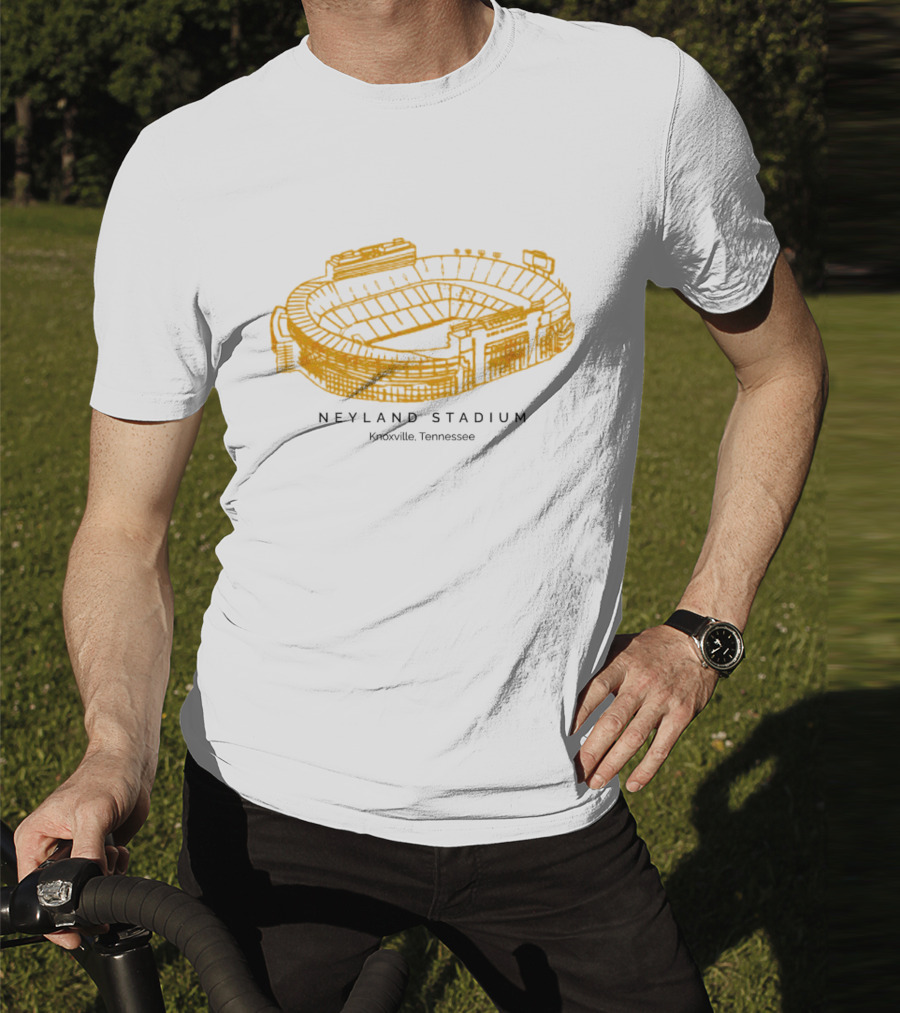 Neyland Stadium Knoxville Tennessee Volunteers Stadium Sketch T-Shirt