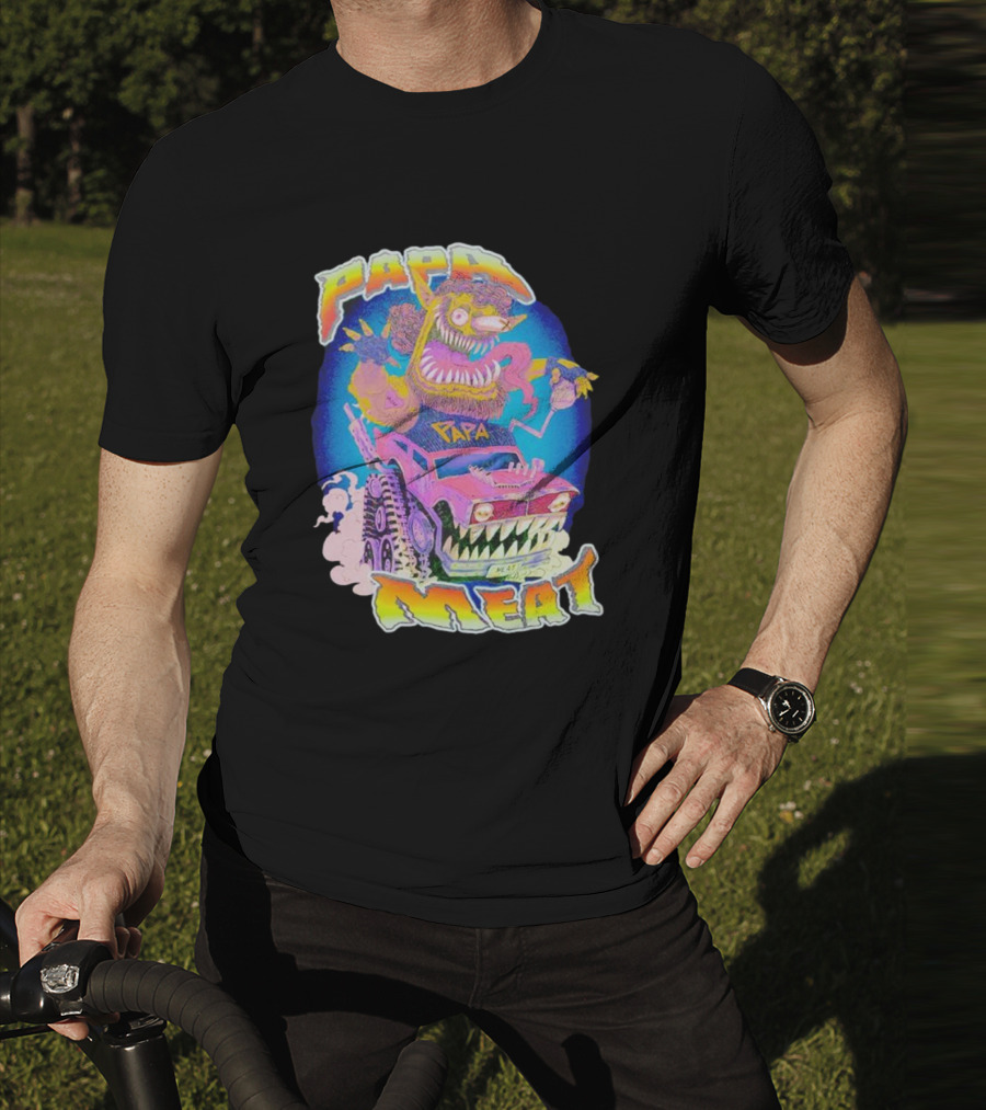 Papa Meat Monster Truck Adventure T-Shirt