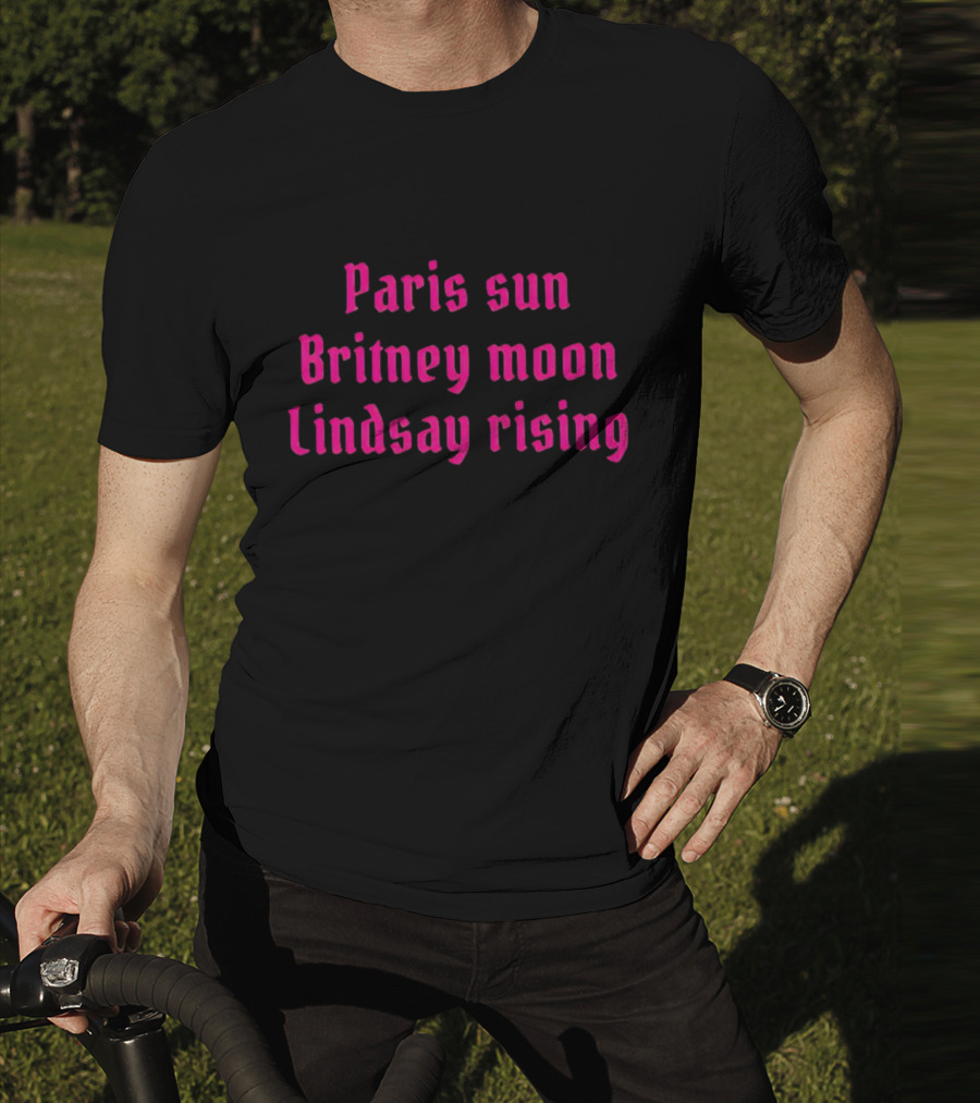 Paris Sun Britney Moon Lindsay Rising Nostalgia Retro T-Shirt