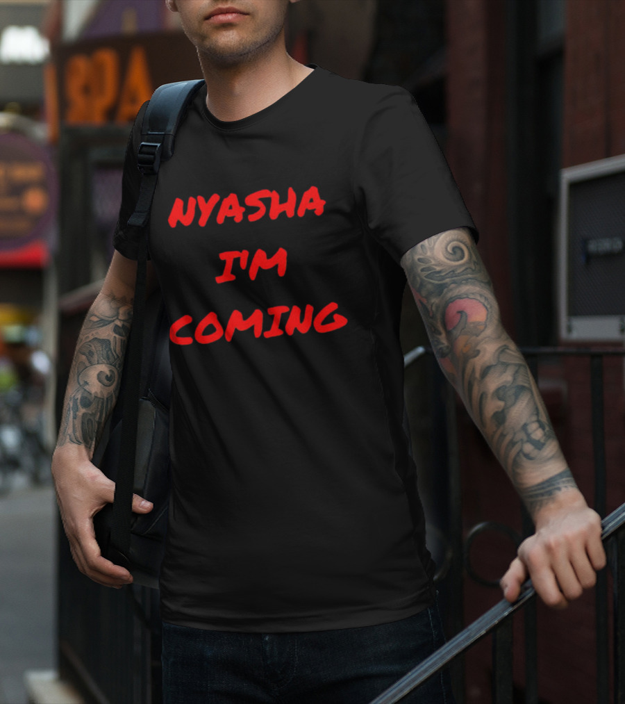 NYASHA I'M COMING Red T-Shirt
