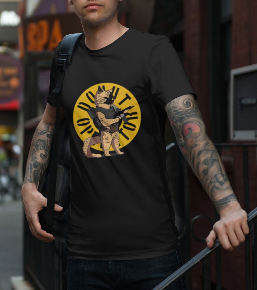 Revenge Of Squirt Do Not Obey Tactical Cat T-Shirt