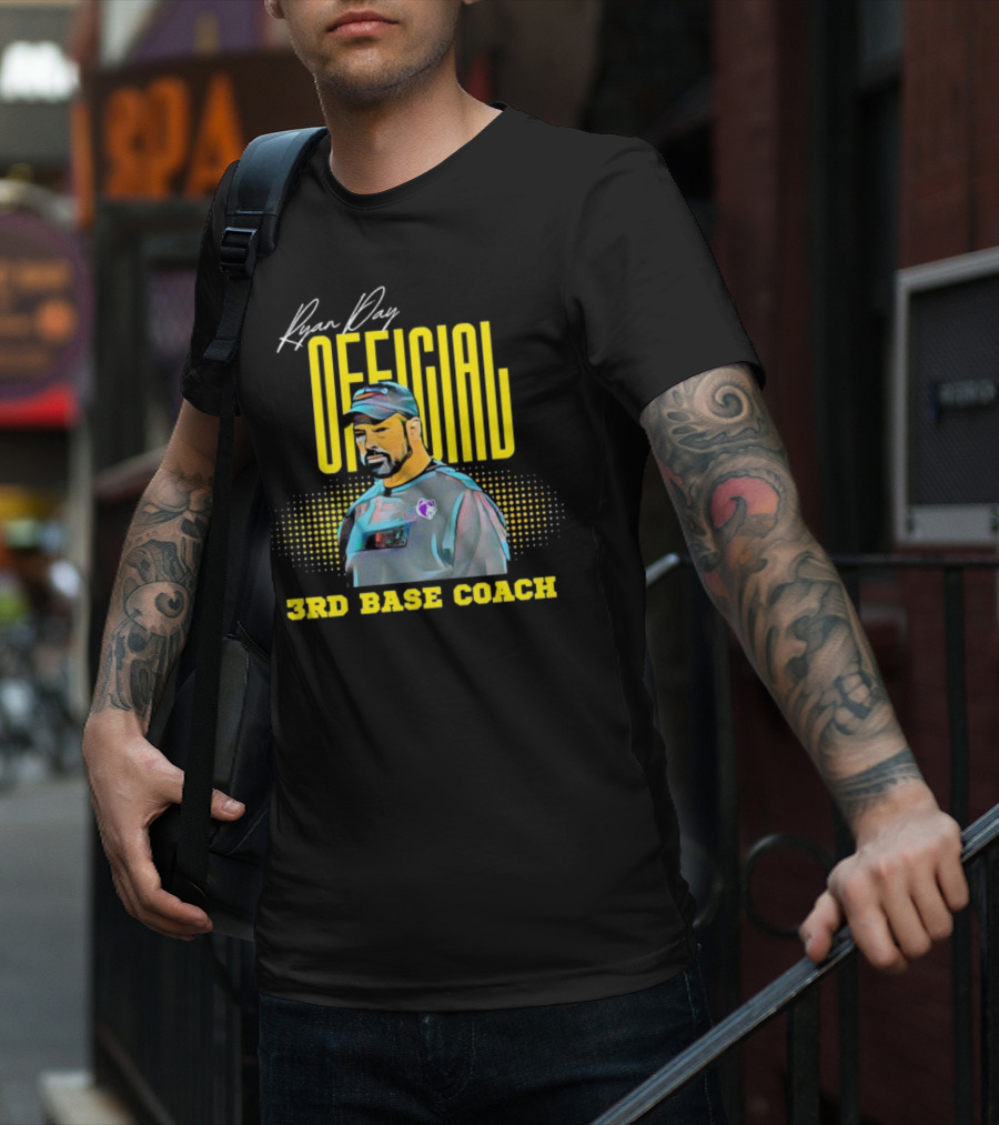 Ryan Day Official 3rd Base Coach T-Shirt